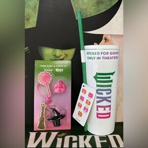 Wicked Tumbler and Straw Buddy Set